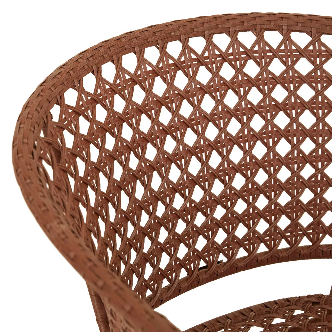 Cabana Lace Dining Chair Brique