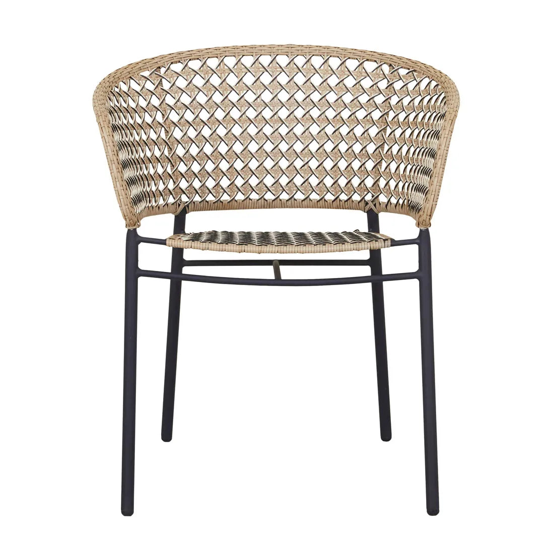 Cabana Lace Dining Chair Linen Indigo