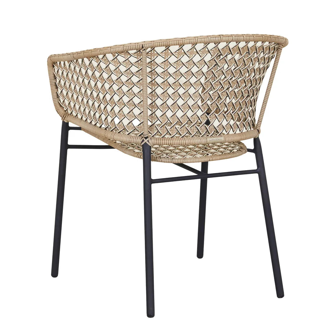 Cabana Lace Dining Chair Linen Indigo