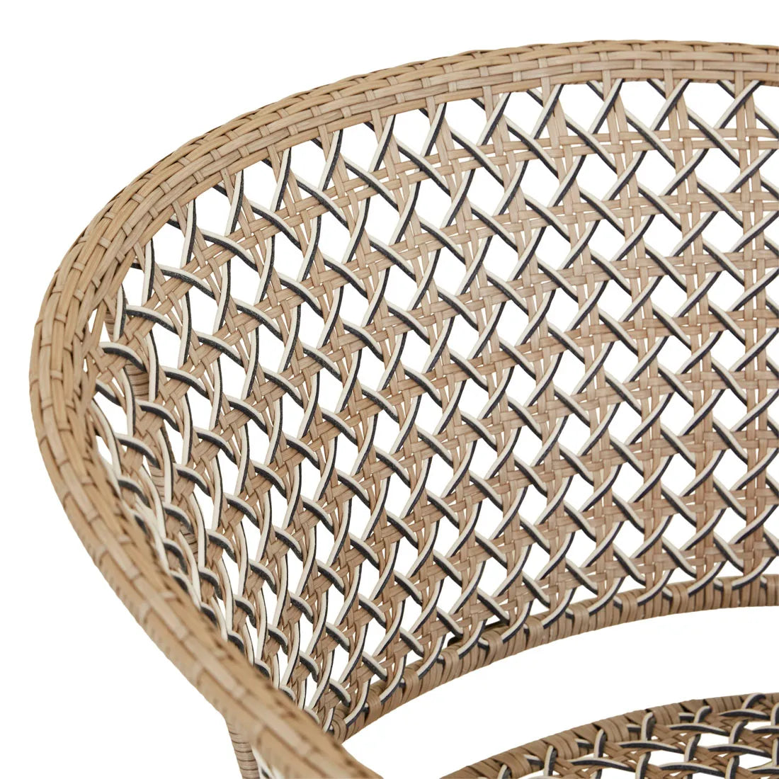 Cabana Lace Dining Chair Linen Indigo