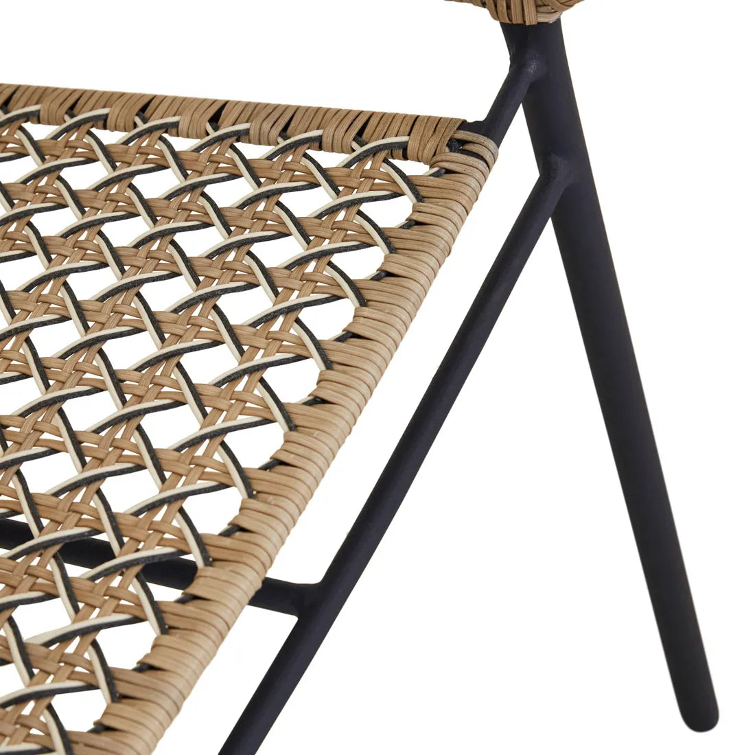 Cabana Lace Dining Chair Linen Indigo