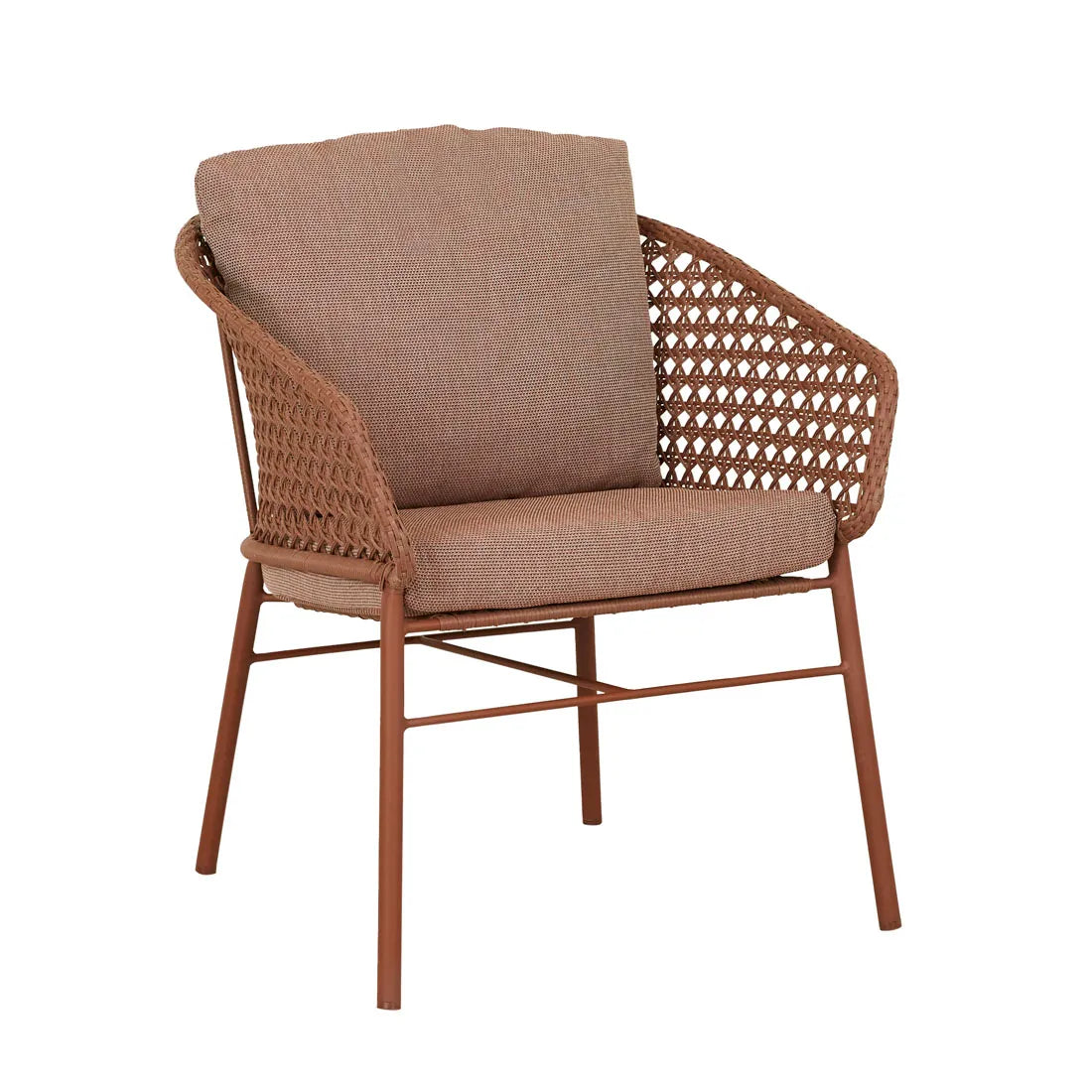 Cabana Lace Armchair Brique
