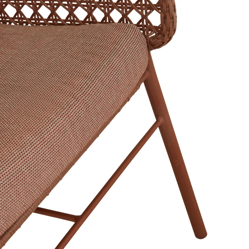 Cabana Lace Armchair Brique