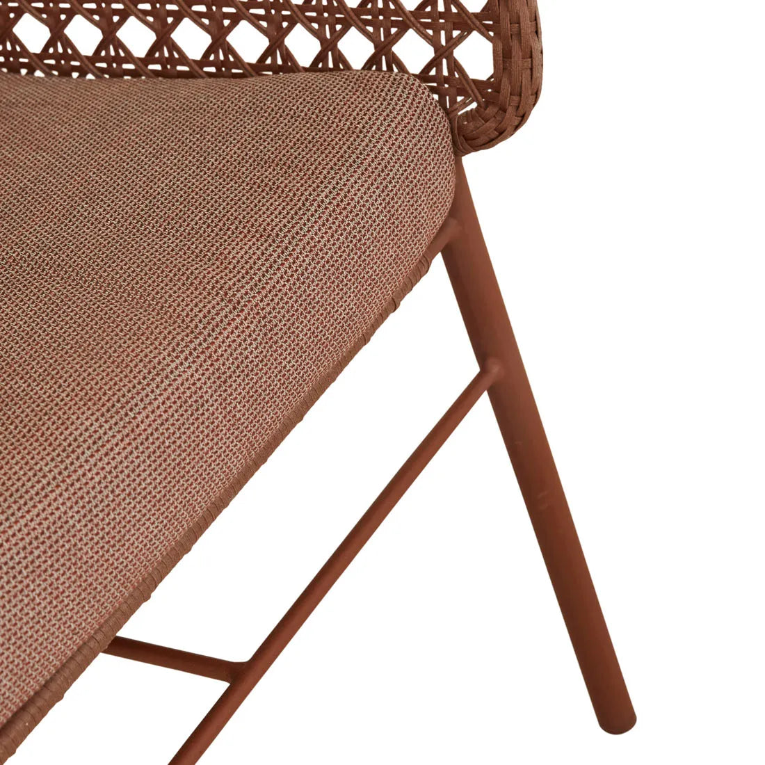 Cabana Lace Armchair Brique