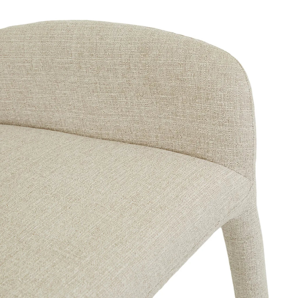Jules Dining Armchair Sandcastle Tweed