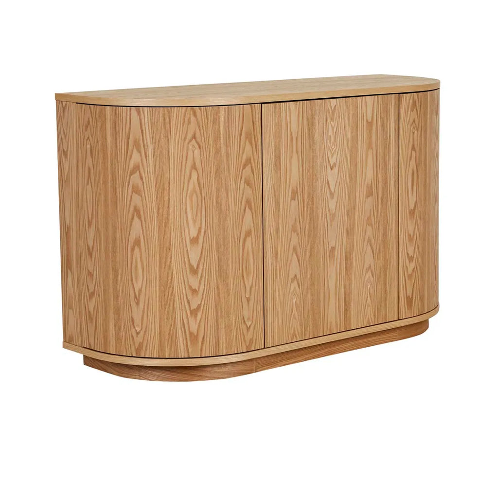 Oberon Crescent Storage Unit Natural Ash