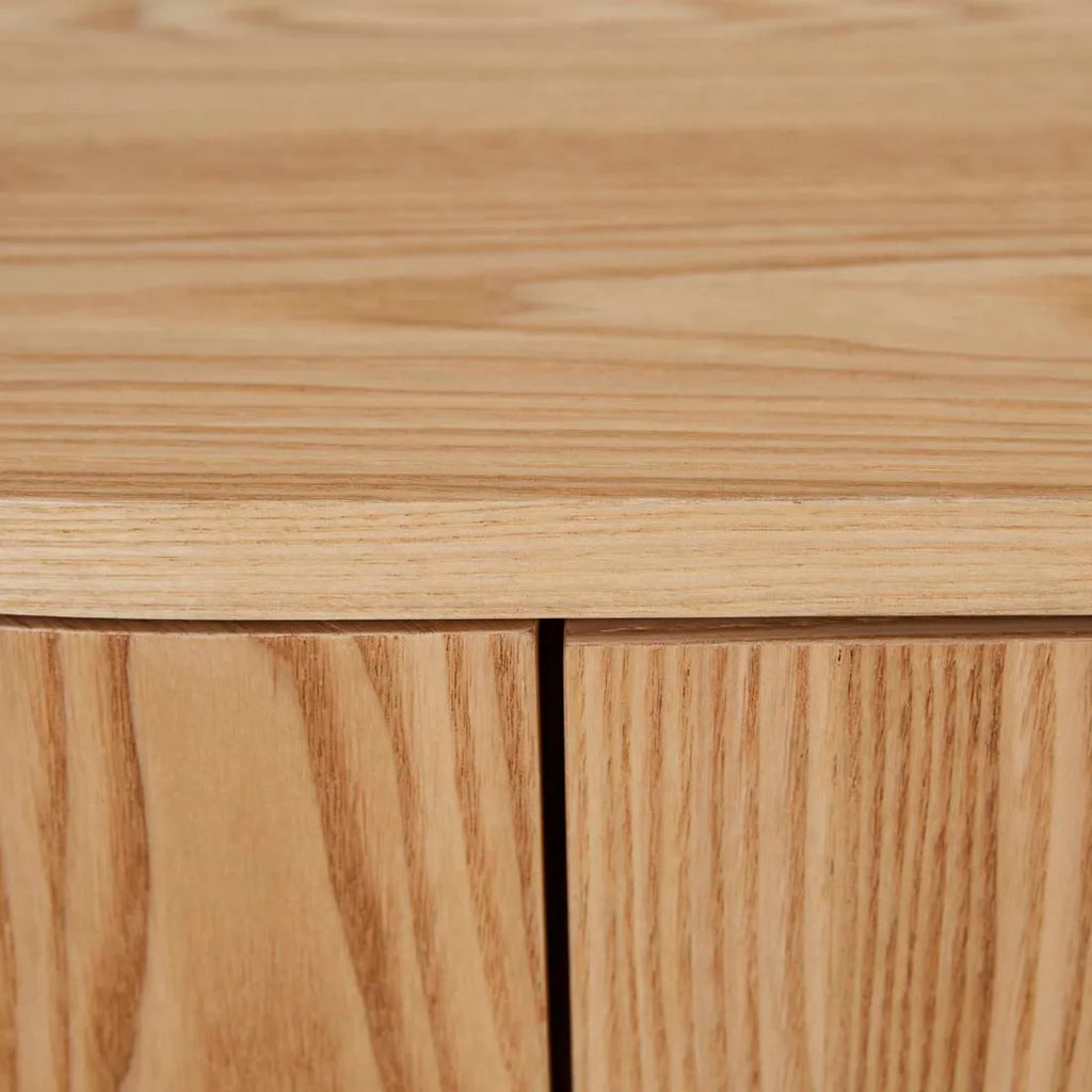 Oberon Crescent Storage Unit Natural Ash