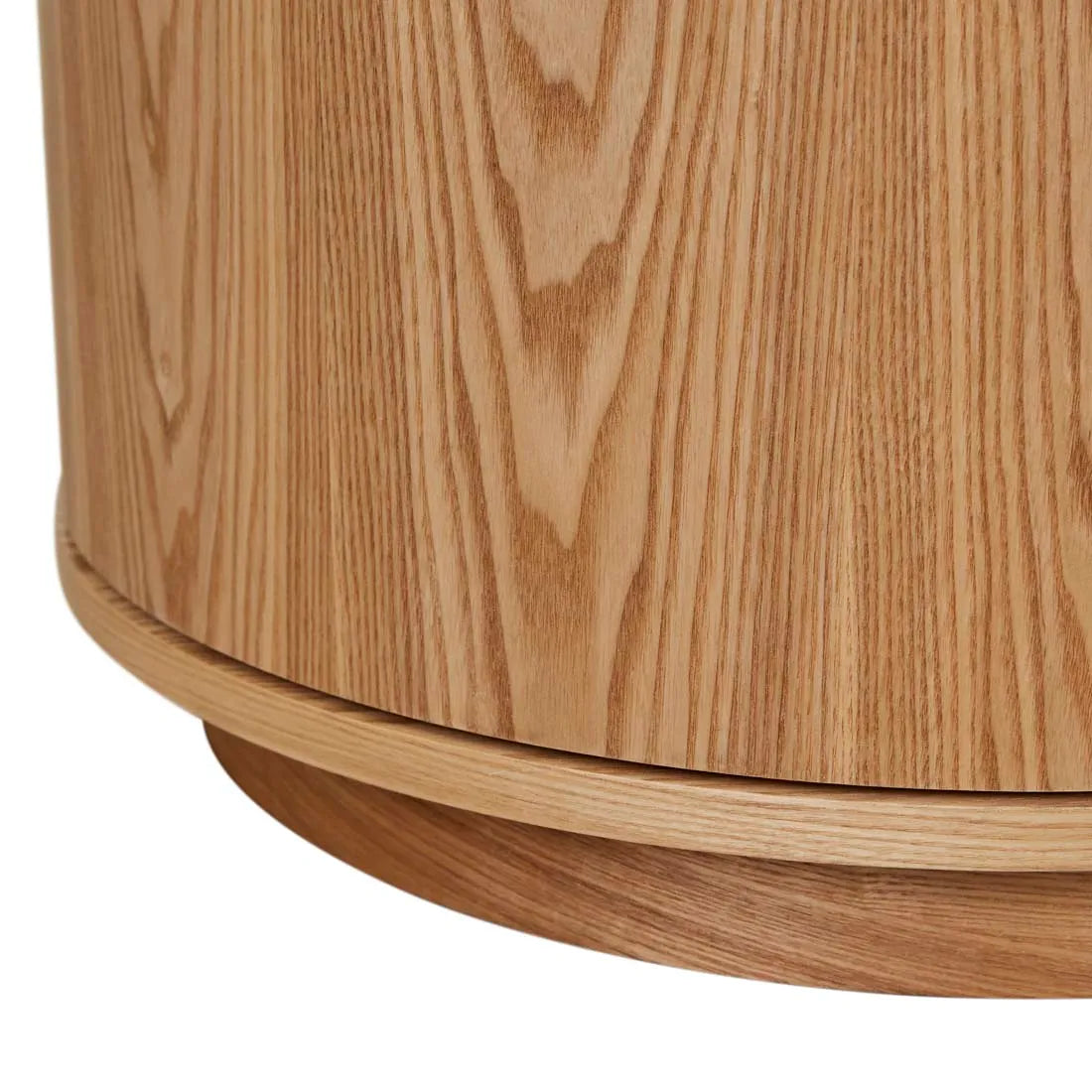 Oberon Crescent Storage Unit Natural Ash