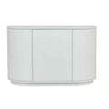 Oberon Crescent Storage Unit White Grain