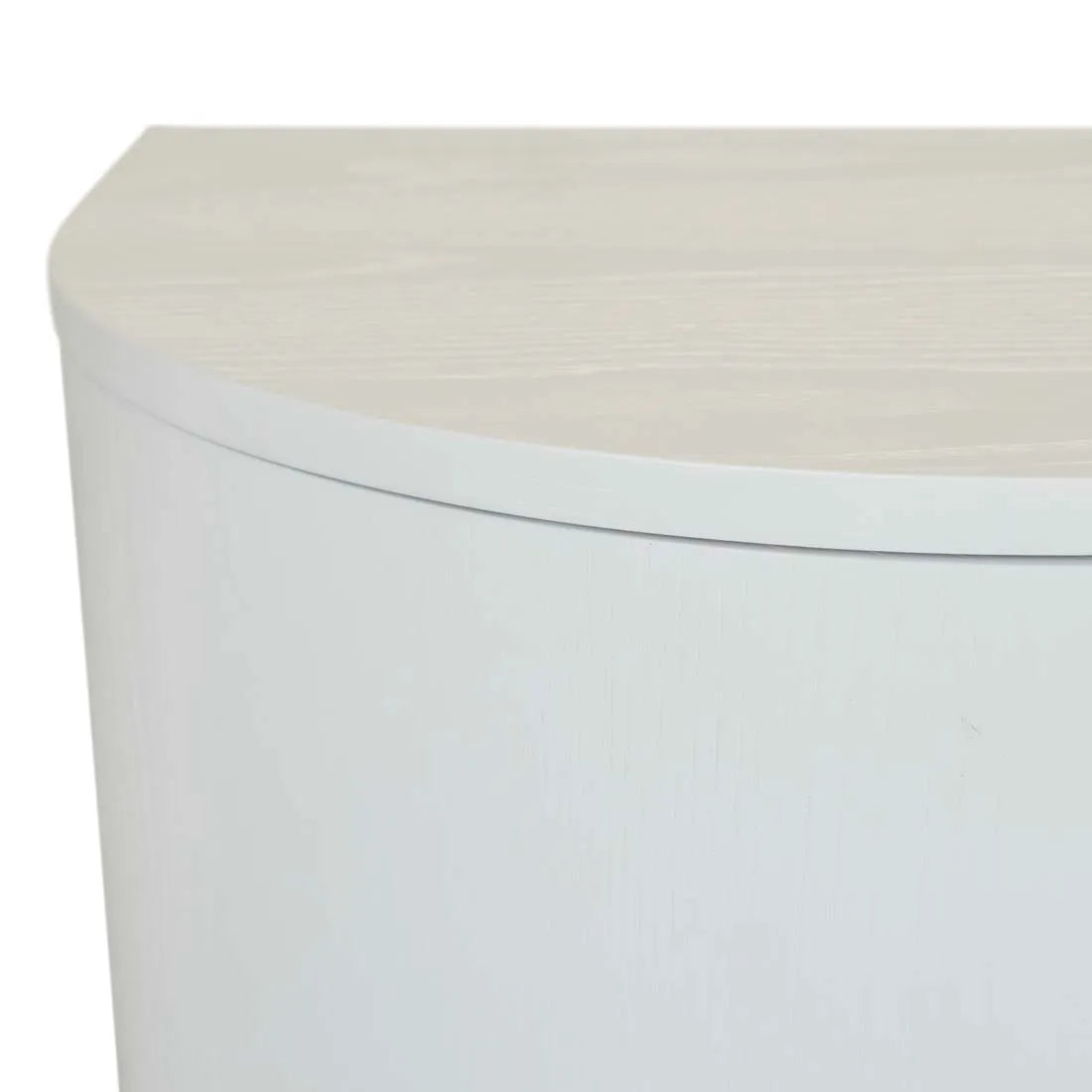 Oberon Crescent Storage Unit White Grain