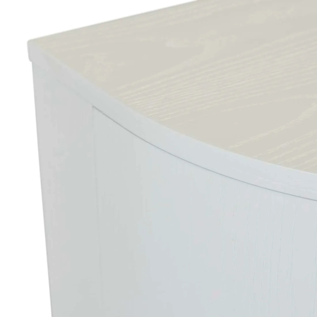 Oberon Crescent Storage Unit White Grain