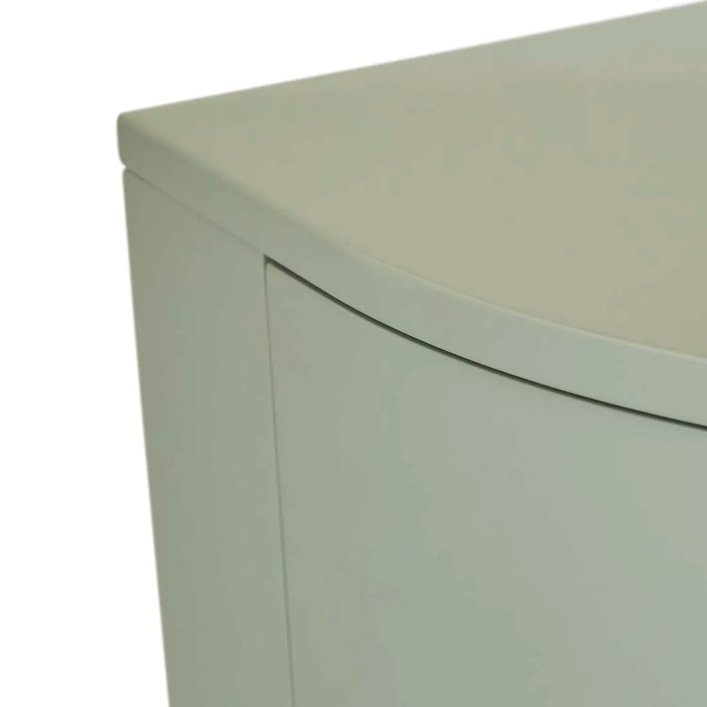 Oberon Crescent Storage Unit Gloss Sage