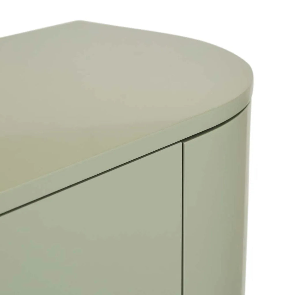 Oberon Crescent Storage Unit Gloss Sage