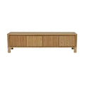 Oliver Fluted Entertainment Unit Natural