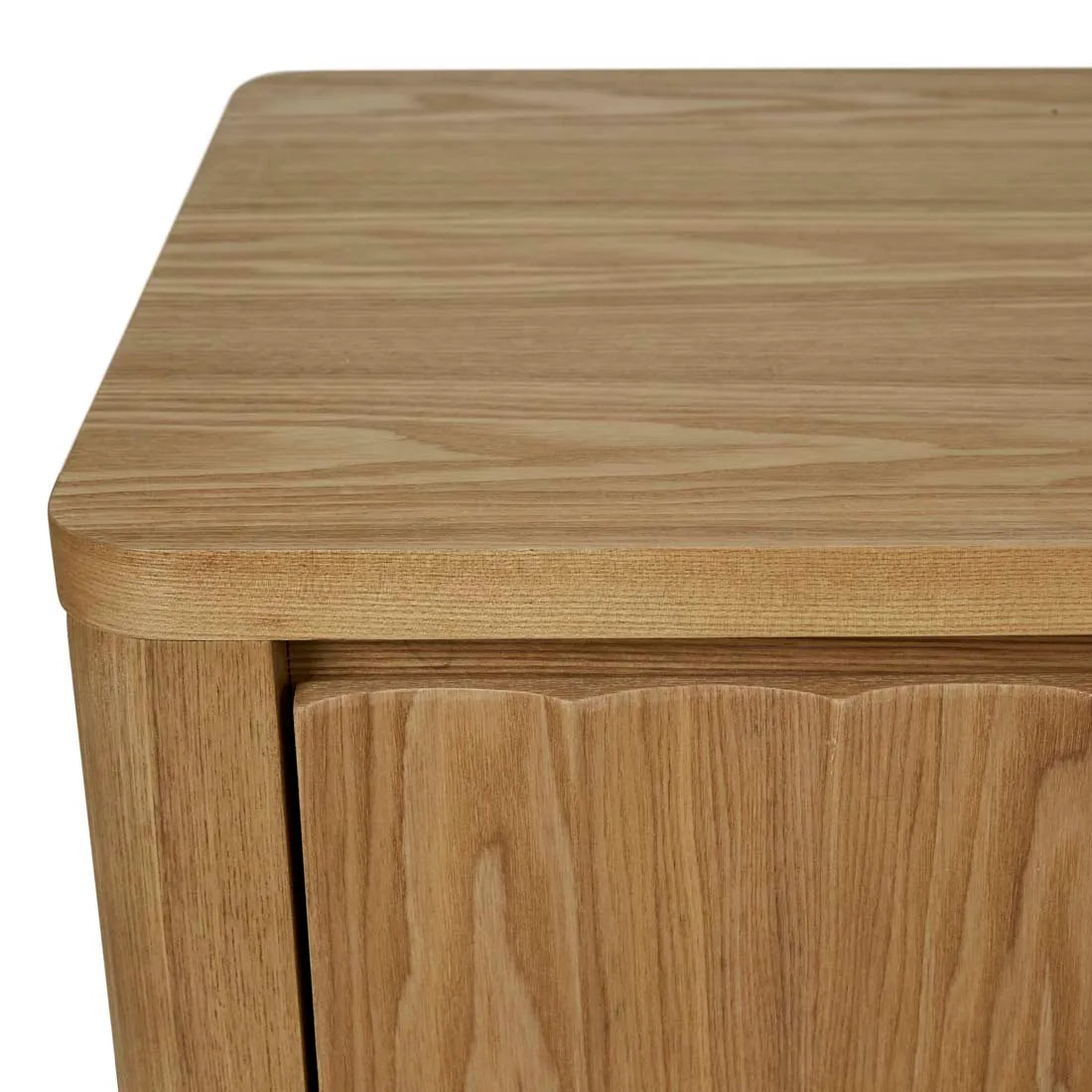 Oliver Fluted Entertainment Unit Natural