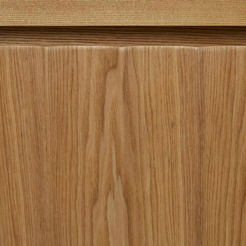 Oliver Fluted Entertainment Unit Natural