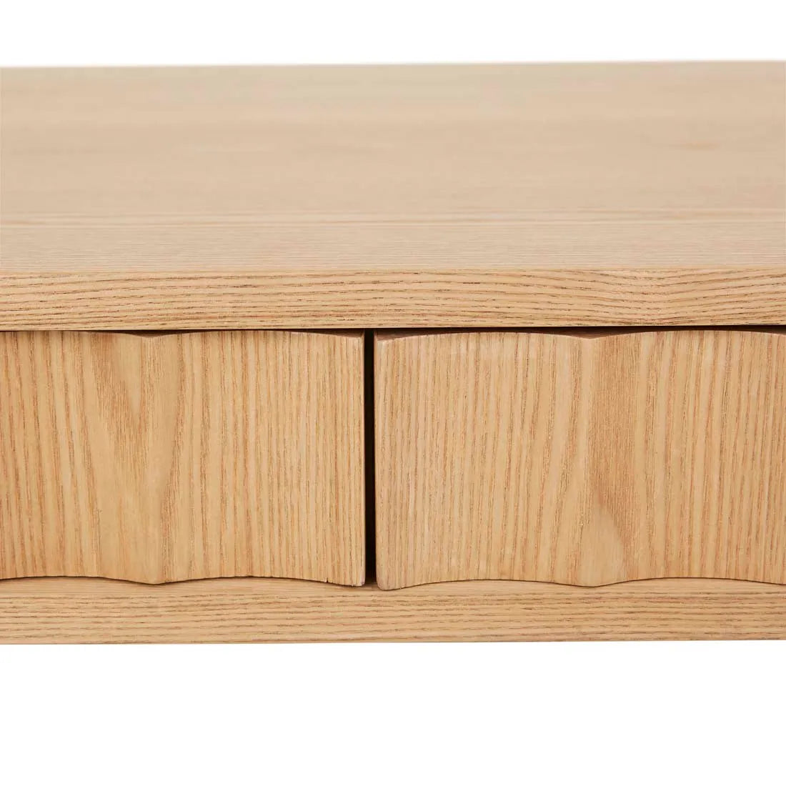 Oliver Fluted Desk Natural Ash