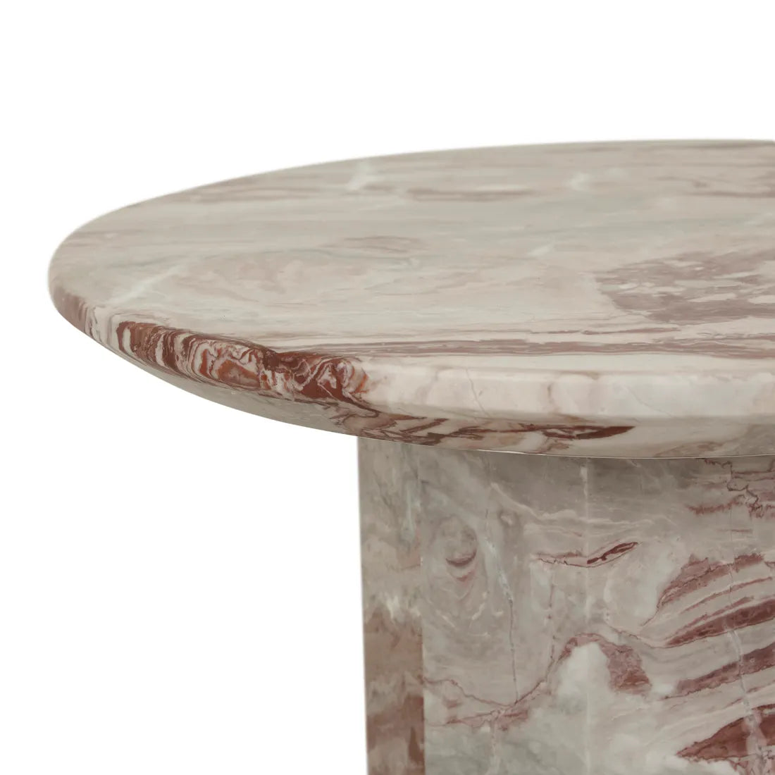Atlas Decagon Side Table Monica Red