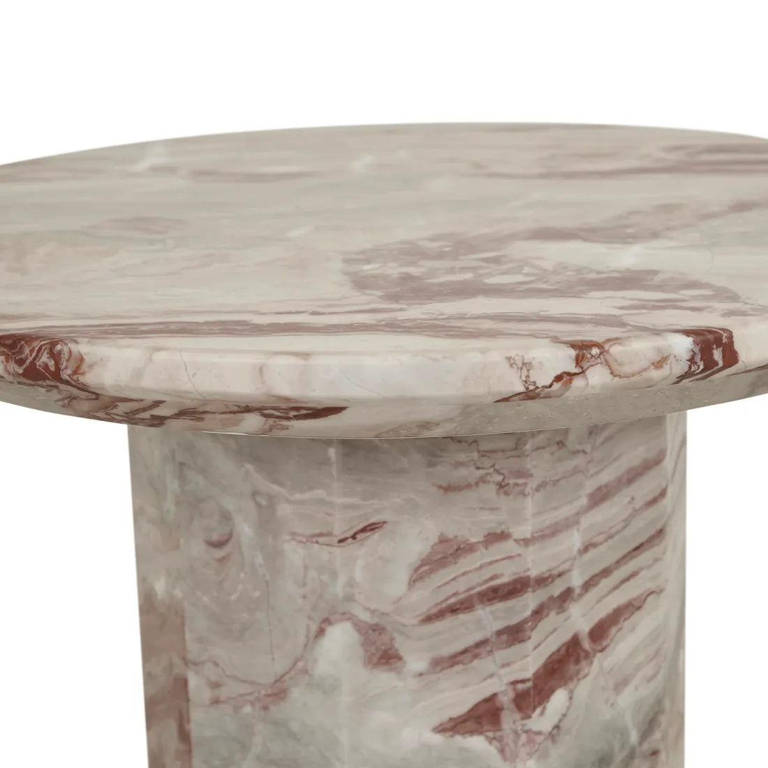 Atlas Decagon Side Table Monica Red