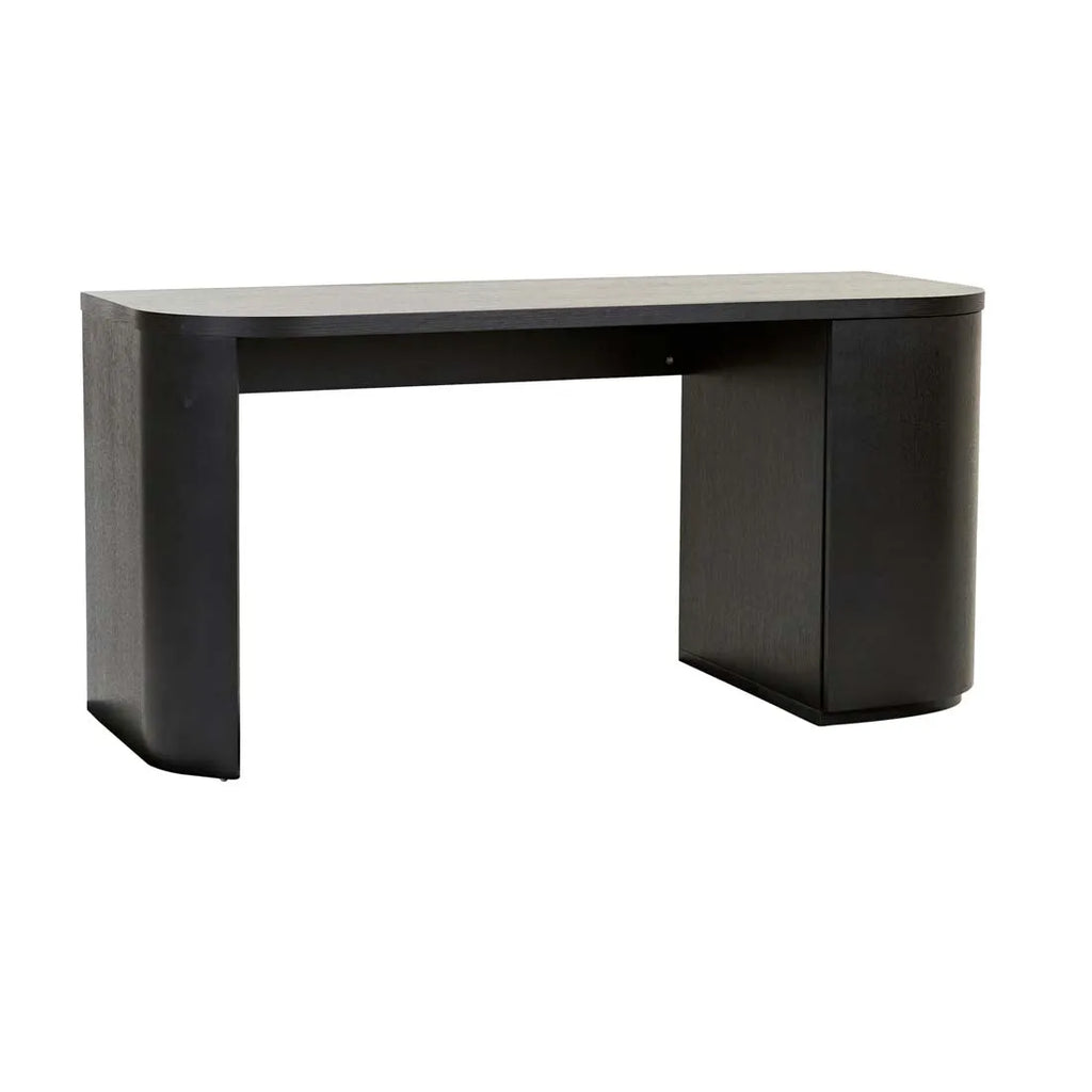 Orson Round Desk Black