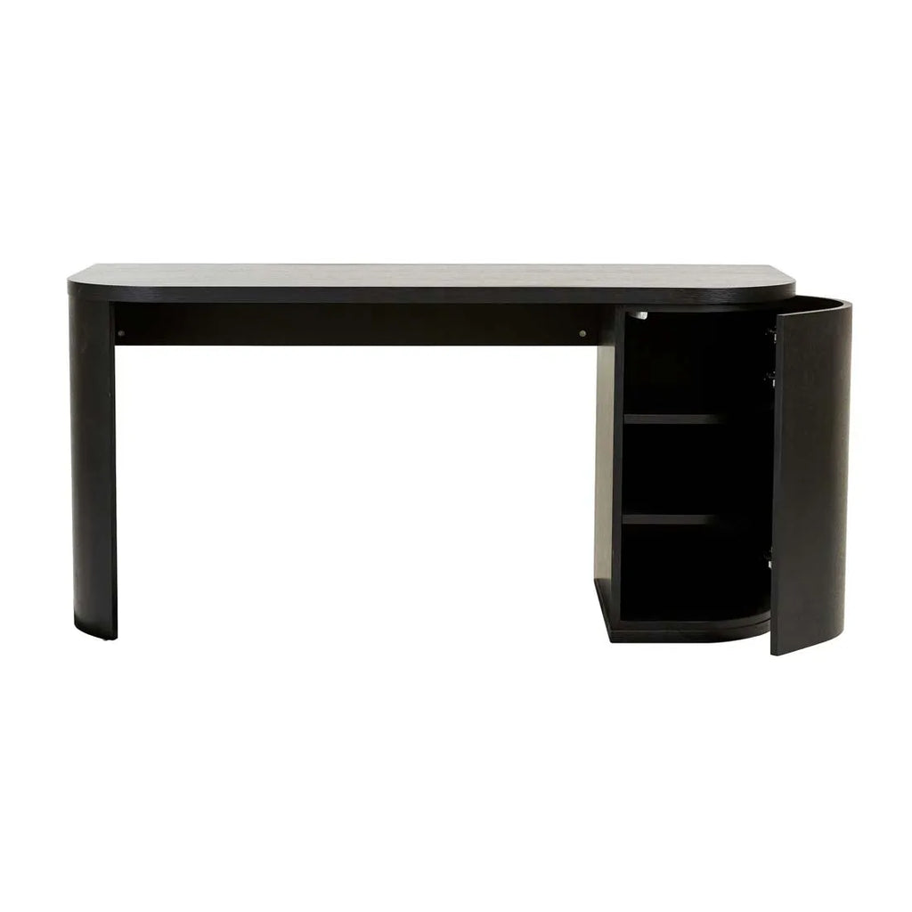 Orson Round Desk Black