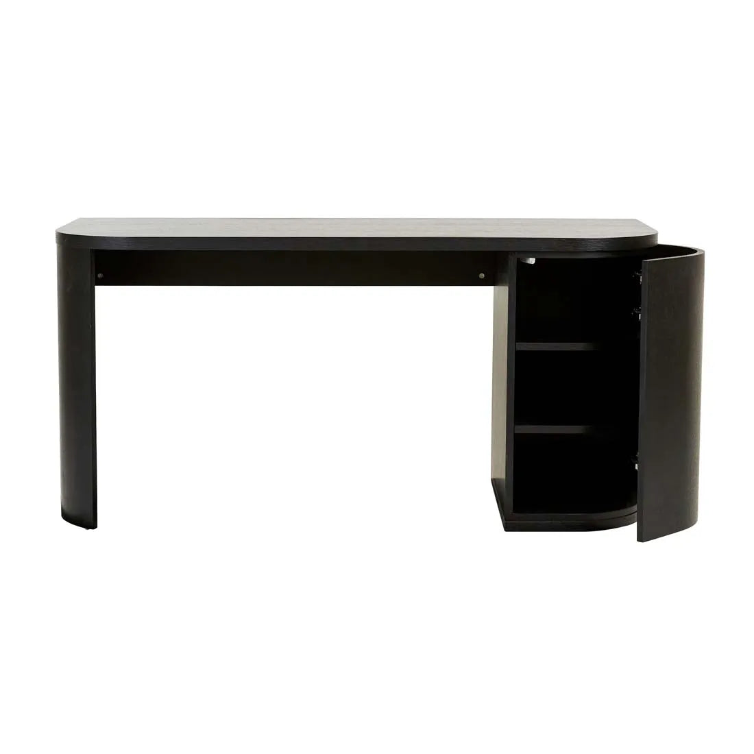 Orson Round Desk Black