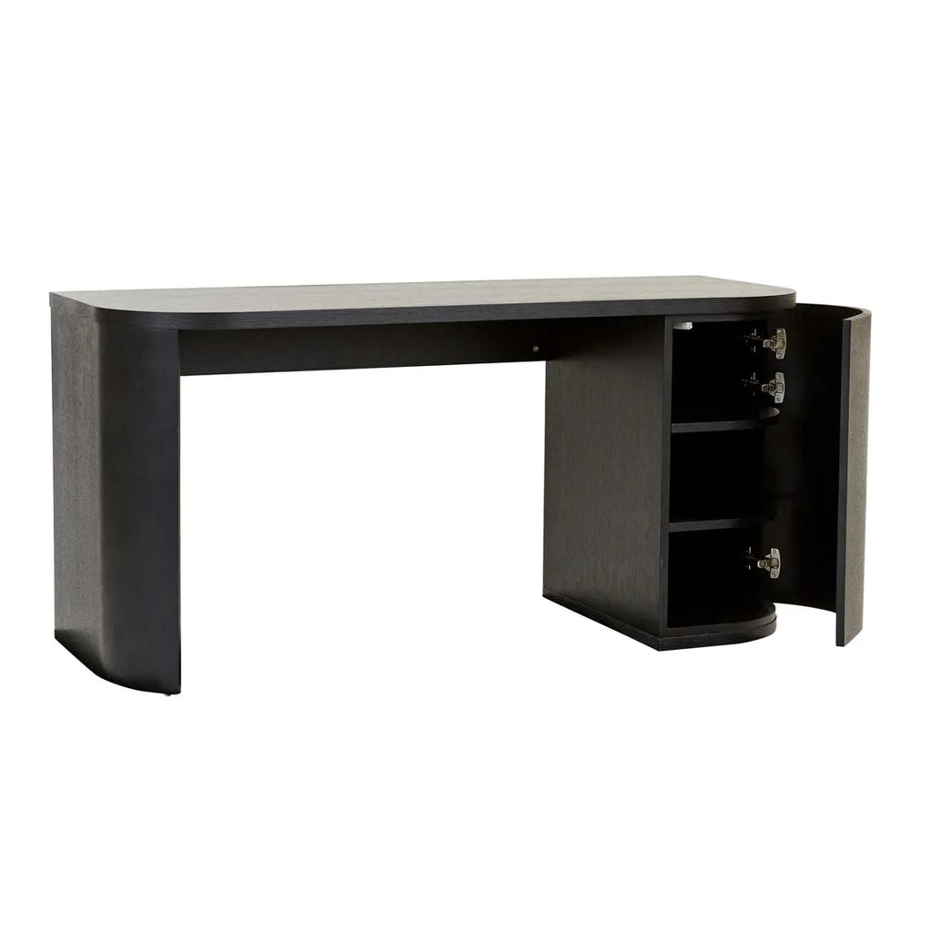 Orson Round Desk Black