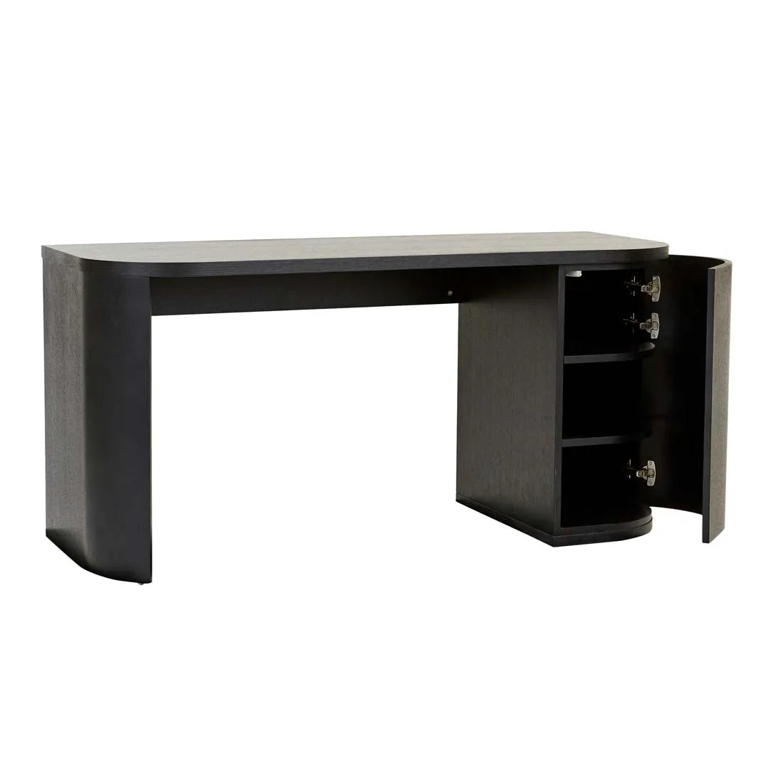 Orson Round Desk Black