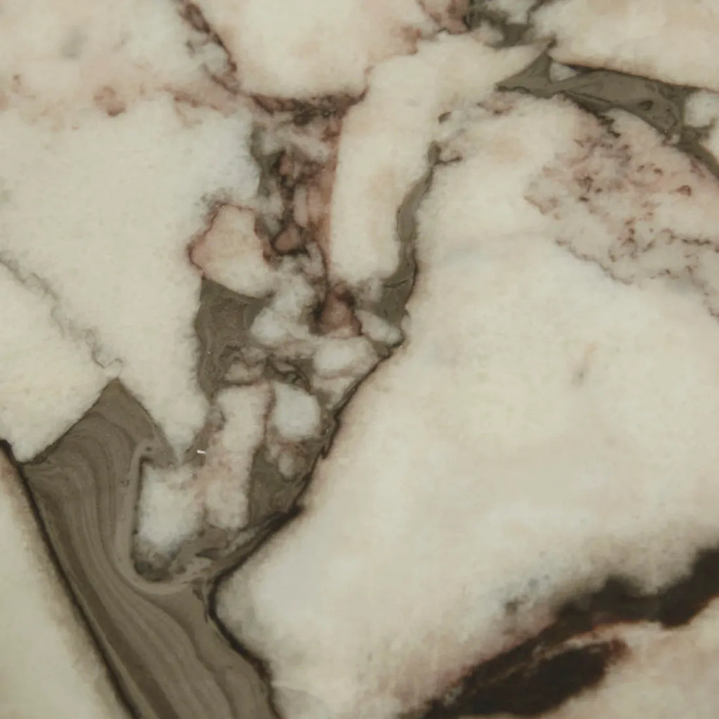 Pearce Marble Bedside One Drawer Bone