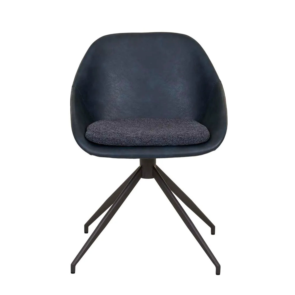 Cooper Spider Leg Office Chair Vintage Blue
