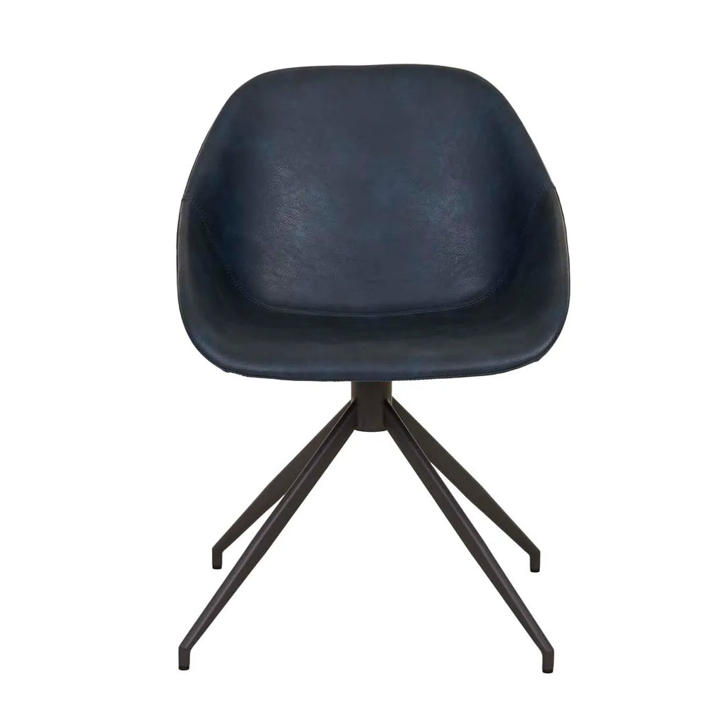 Cooper Spider Leg Office Chair Vintage Blue