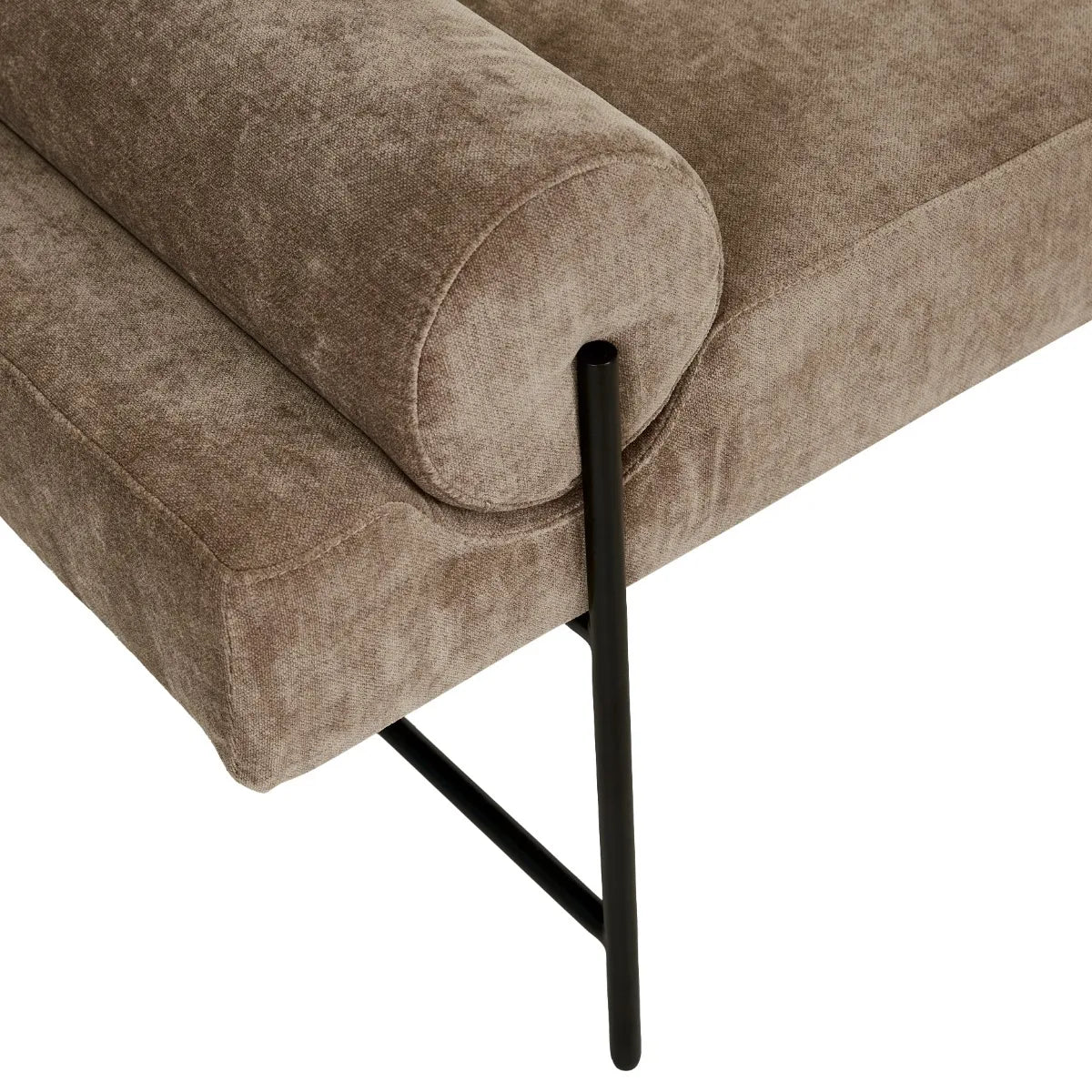 Axel Large Bench Seat Soft Russet