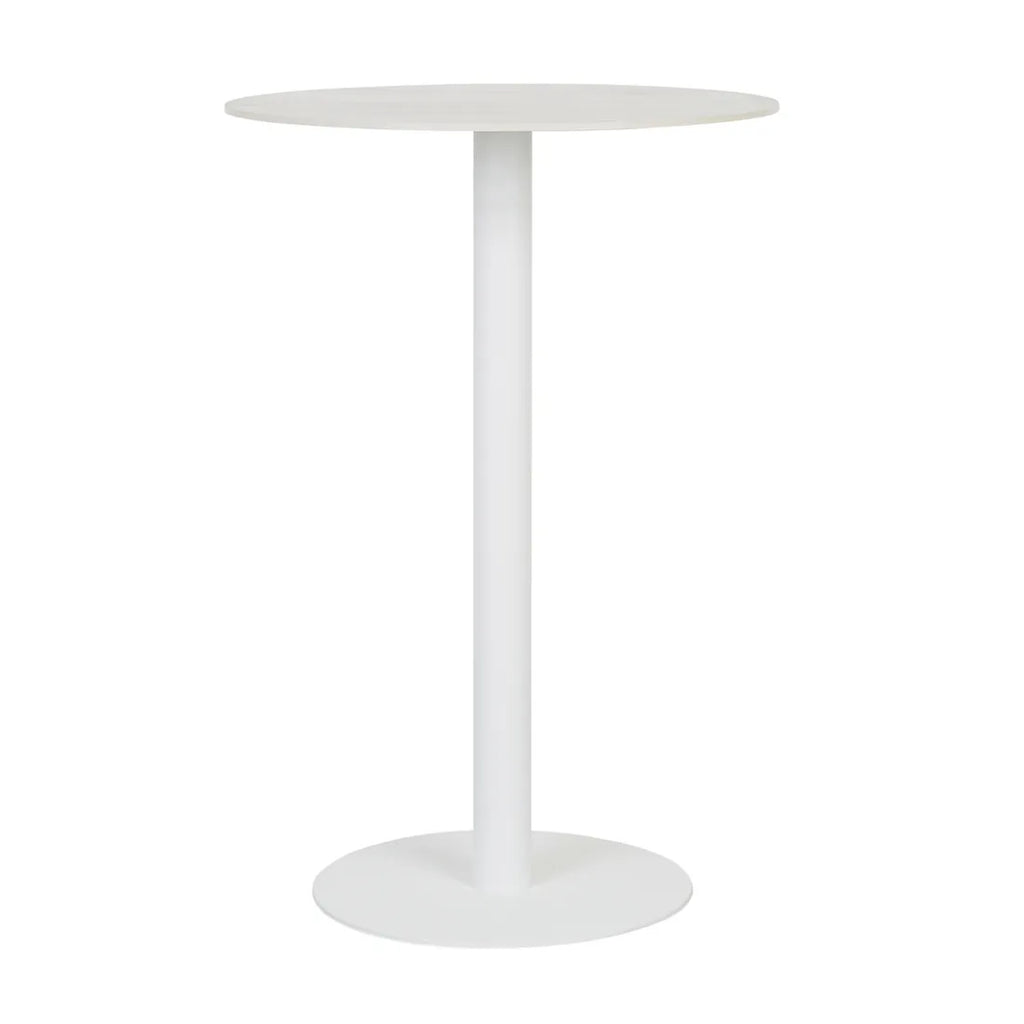 Portsea Cruise Round Bar Table White