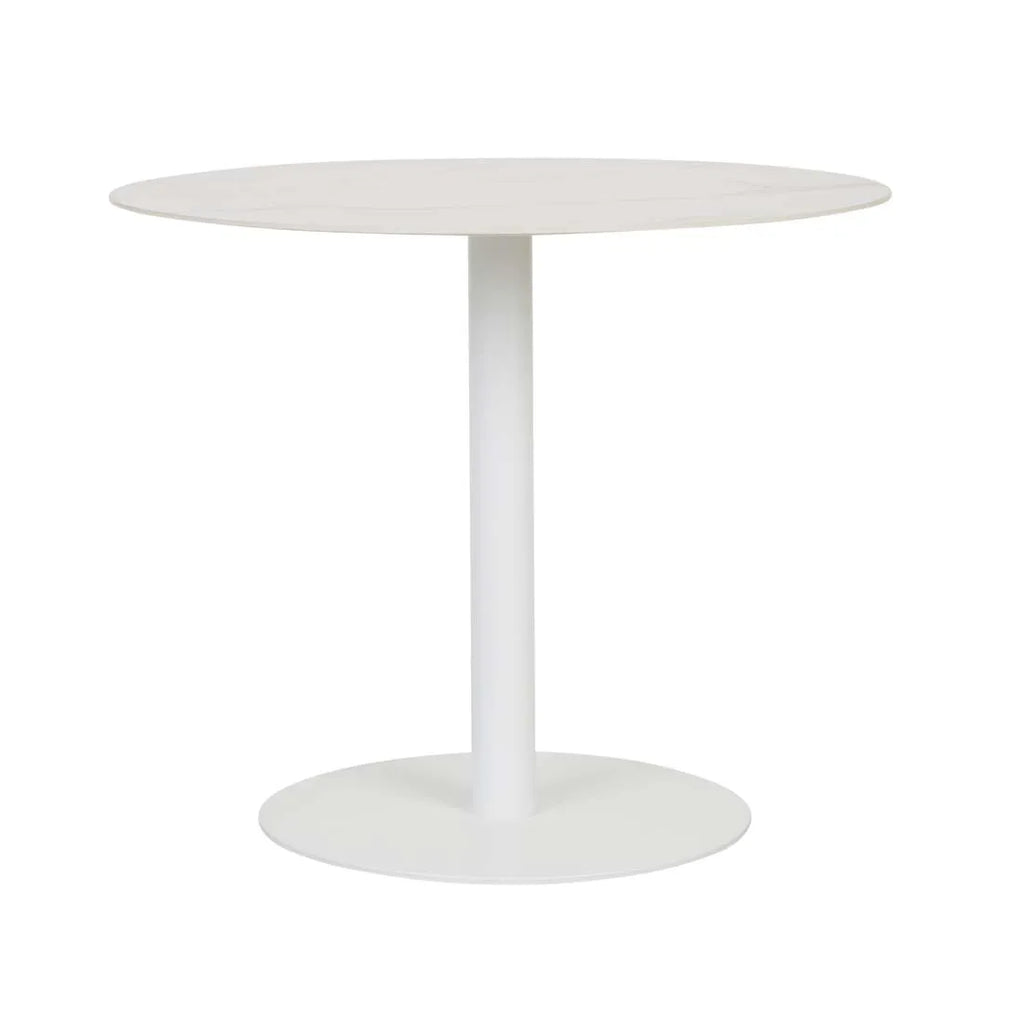 Portsea Cruise Round Dining Table White