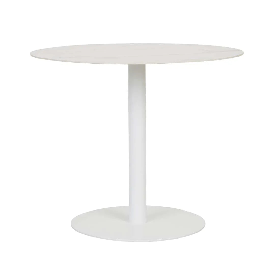 Portsea Cruise Round Dining Table White