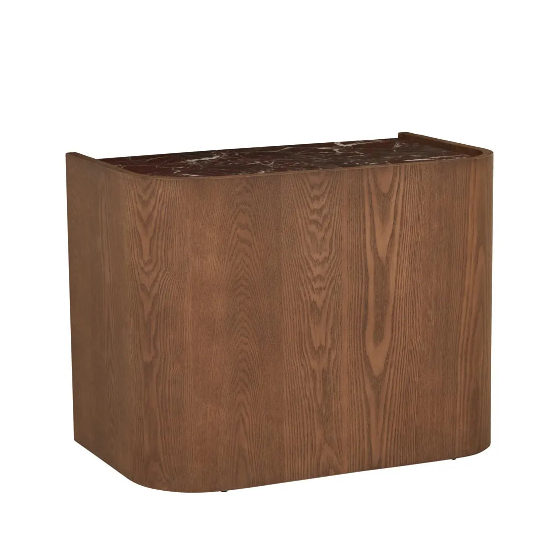 Elsie Large Bedside Rouge Marble/Smoked Ash