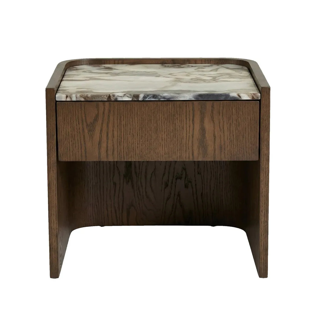 Elsie Large Bedside Ocean Marble/Smoked Ash