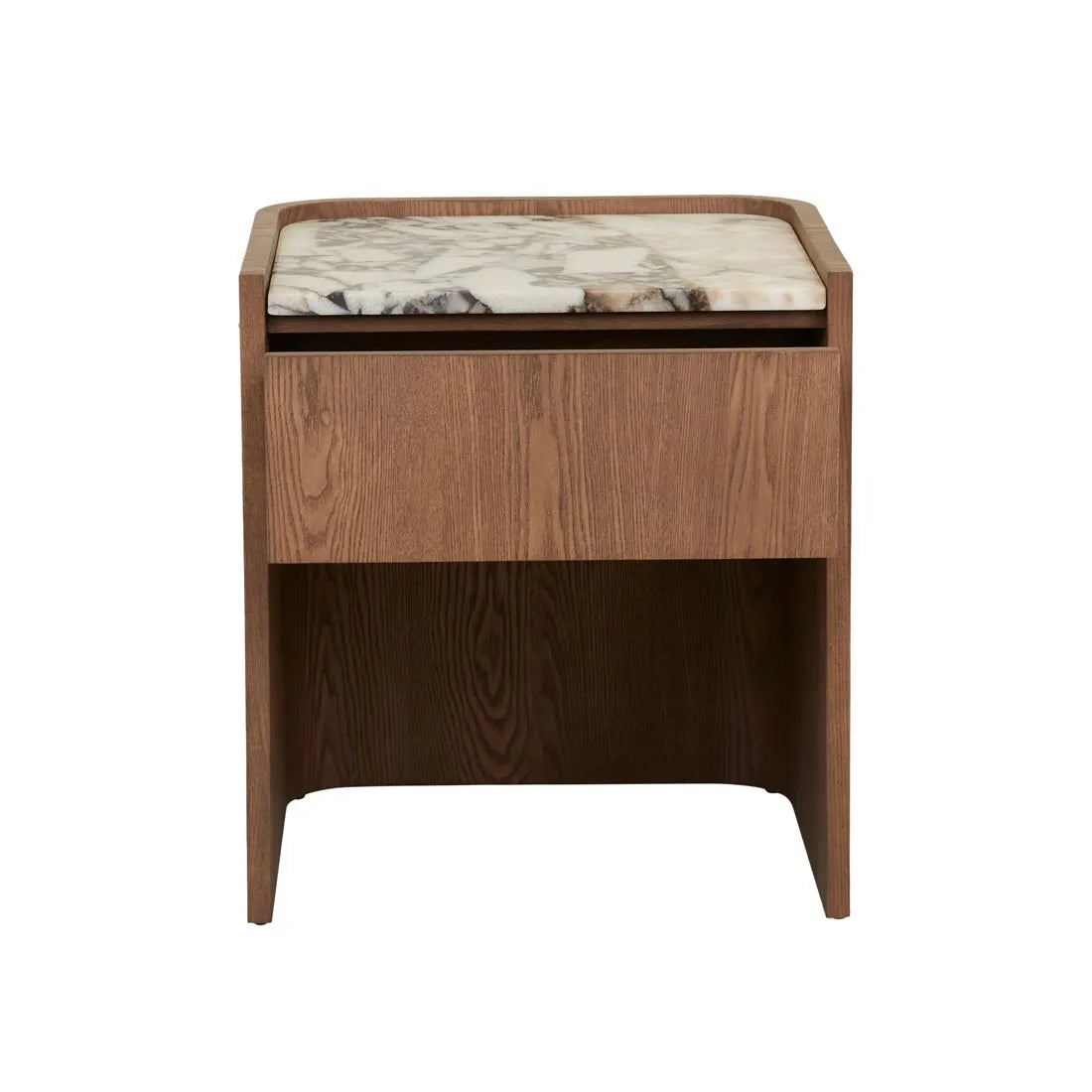 Elsie Narrow Bedside Ocean Marble/Smoked Ash