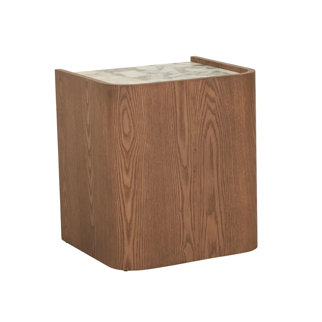 Elsie Narrow Bedside Ocean Marble/Smoked Ash