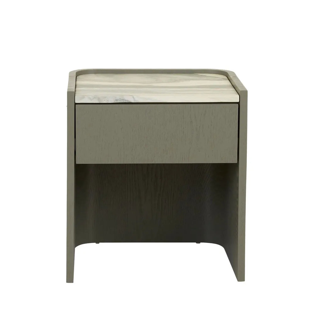 Elsie Narrow Bedside Marine Marble/Thyme