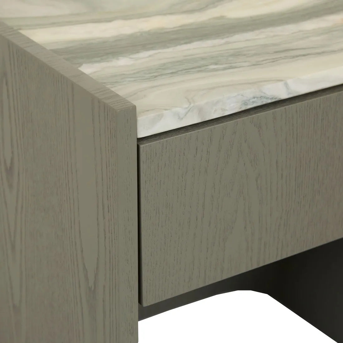 Elsie Narrow Bedside Marine Marble/Thyme