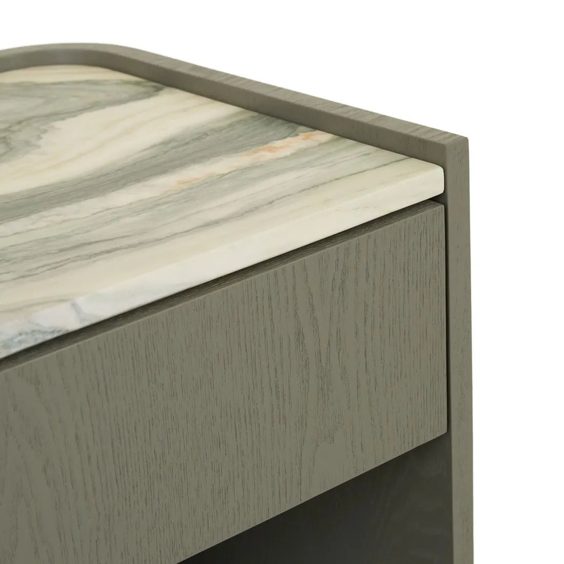 Elsie Narrow Bedside Marine Marble/Thyme