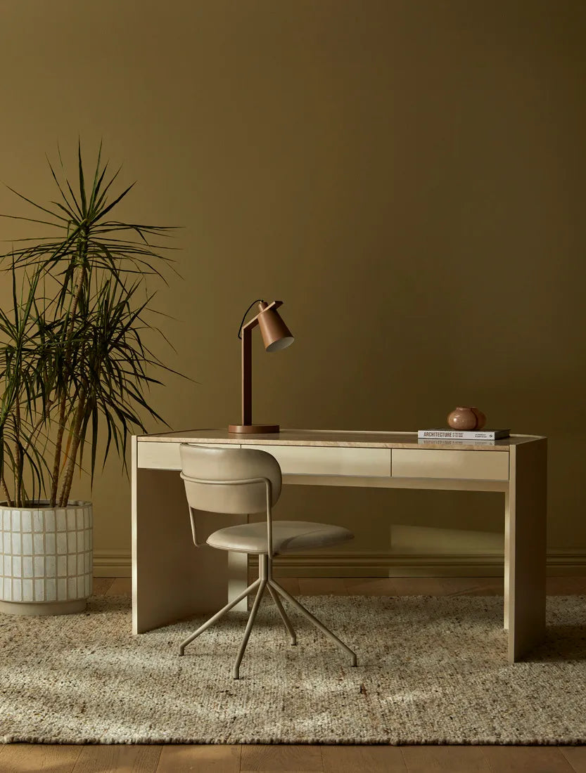 Elsie Marble Desk Shell
