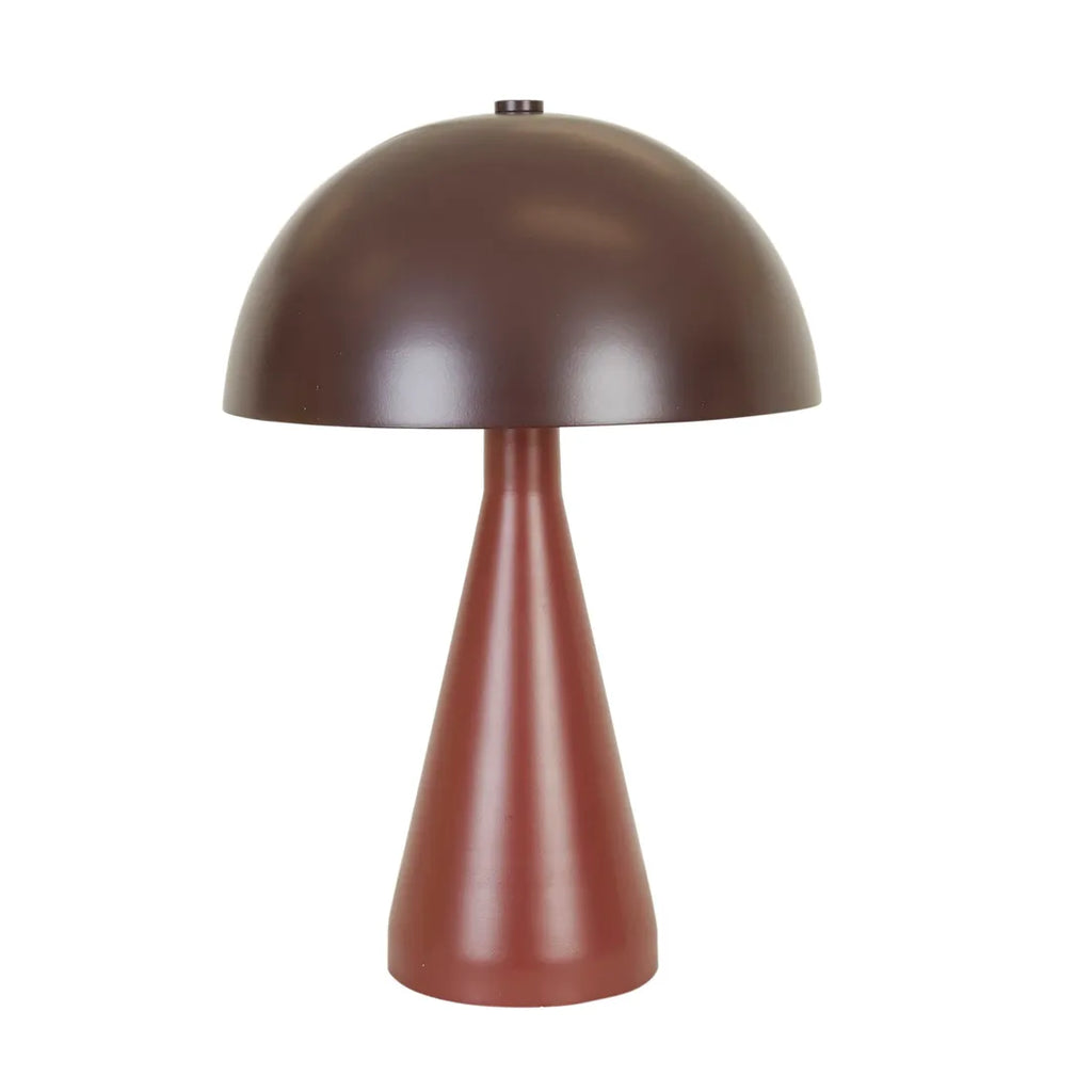 Easton Dome Table Lamp Burgundy