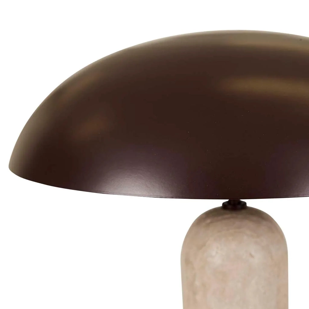 Easton Ellipse Table Lamp Burgundy