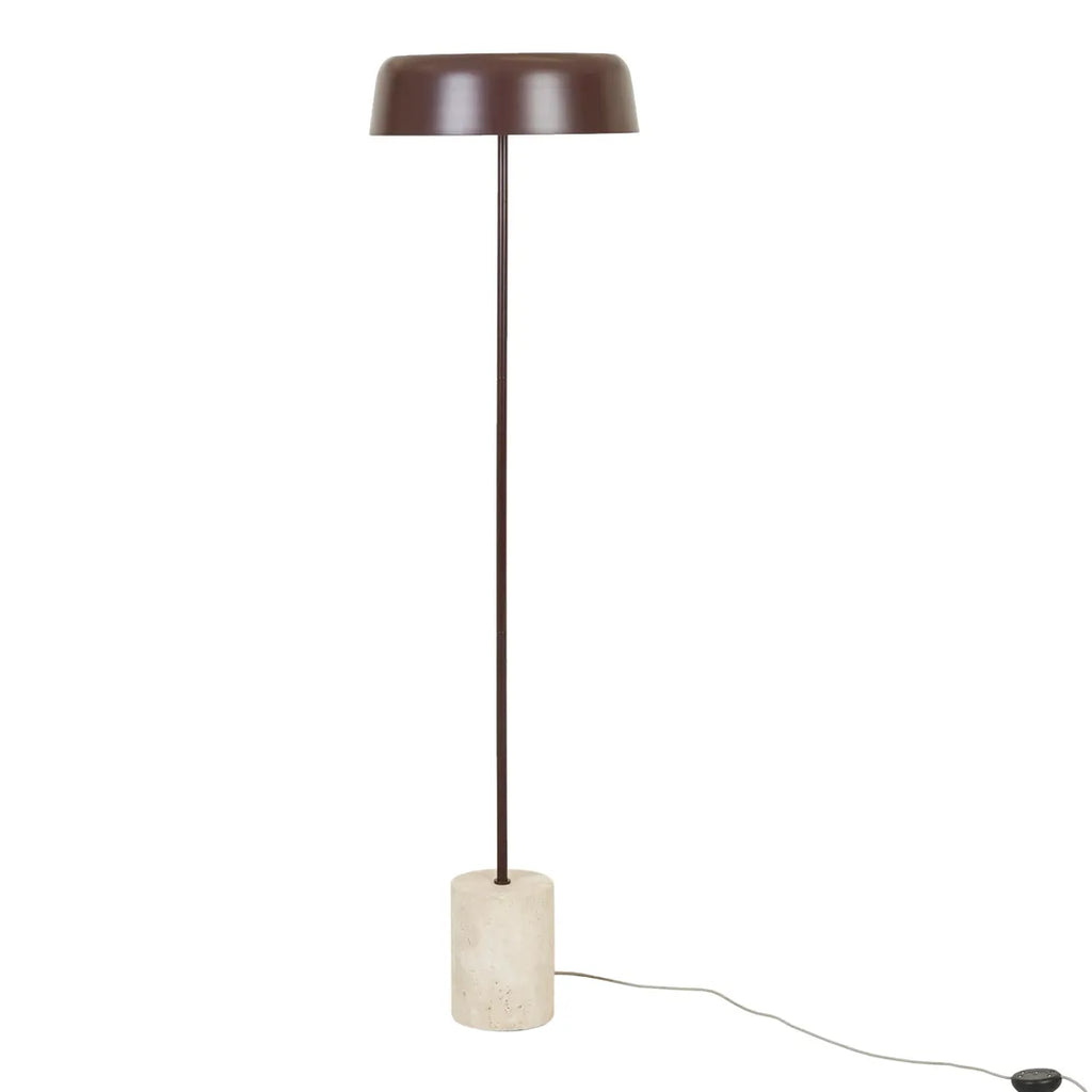Easton Marquee Floor Lamp Burgundy