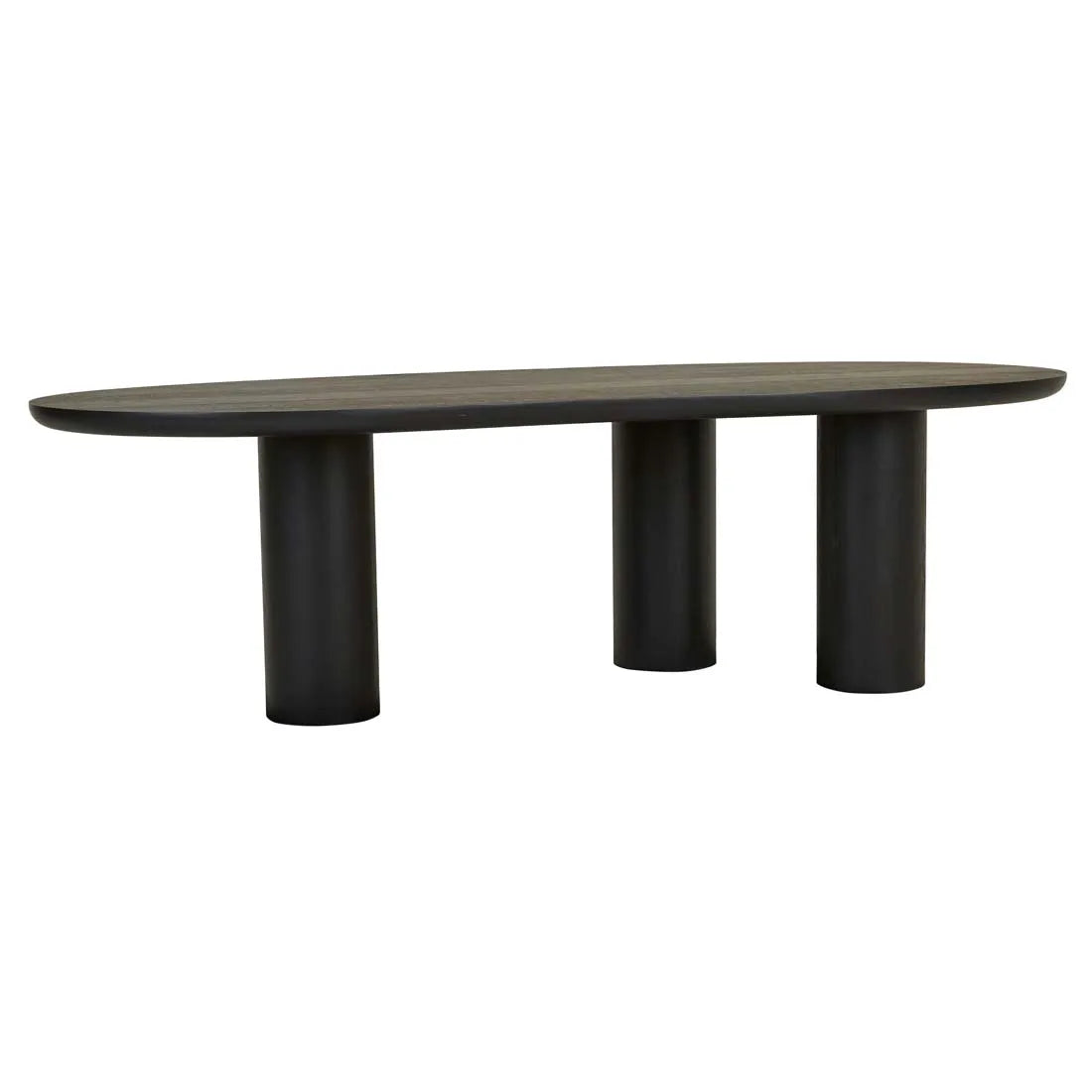Seb Curve Dining Table 2600mm Black
