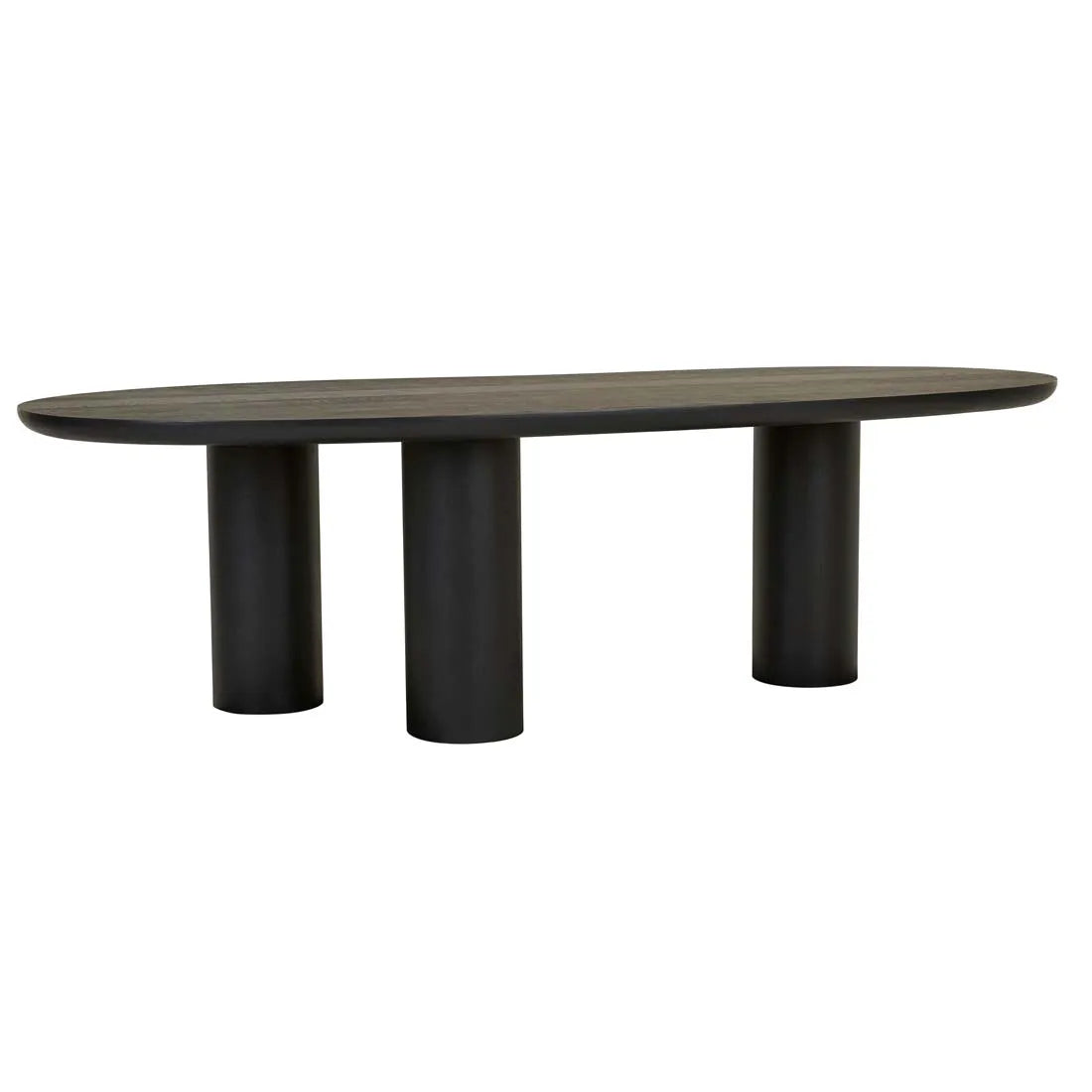 Seb Curve Dining Table 2600mm Black