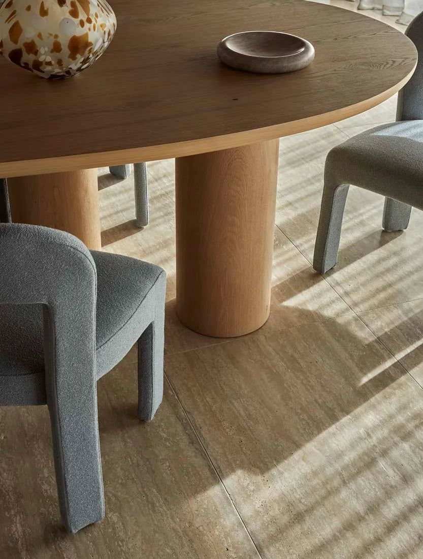 Seb Curve Dining Table 2600mm Black