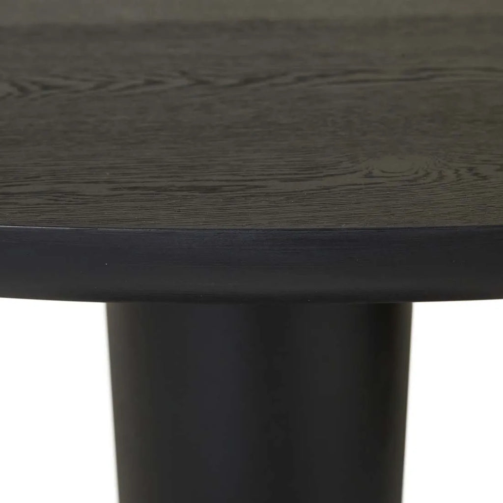 Seb Curve Dining Table 2600mm Black